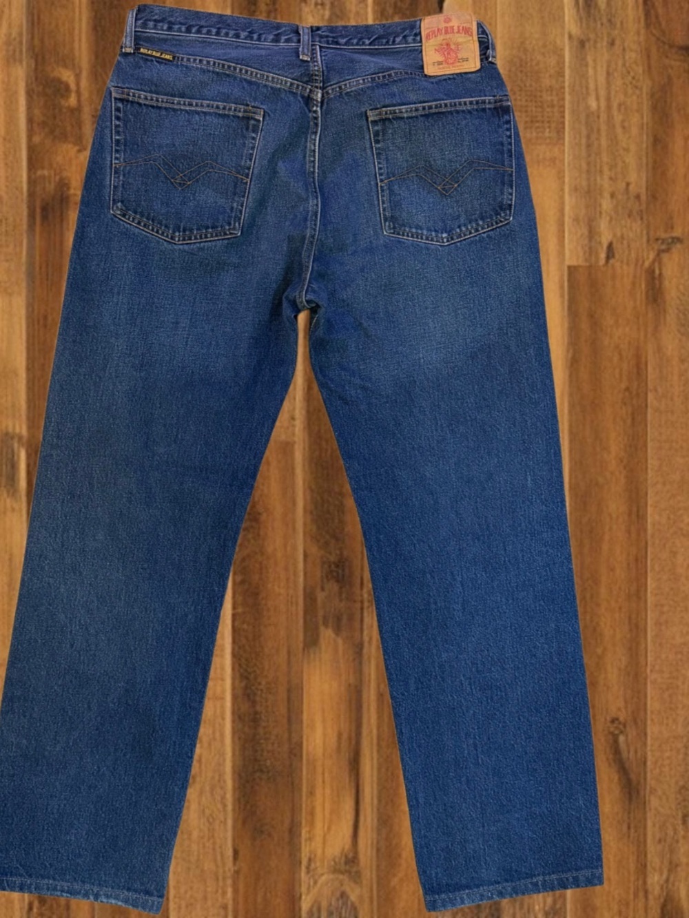 Vintage Straight Jeans in Classic Blue - Picture 2 of 6